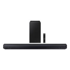 Soundbar Samsung HW-Q600C, com 3.1.2 canais, Bluetooth, Subwoofer sem fio, Dolby Atmos e Acoustic Beam.
