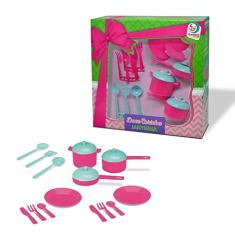 Doce Cozinha Jantinha Cardoso Rosa/Azul