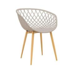 Cadeira com Braços Polipropileno Clarice - Rivatti