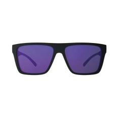Óculos De Sol HB Floyd Matte Black/ Blue Espelhado