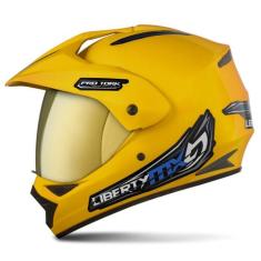 Capacete Masculino Trilha Fechado Motocross Pro Tork Liberty Mx Pro Vi