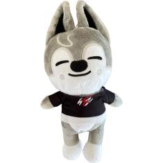 Brinquedo de pelúcia Skzoo Wolf Chan da Stray Kids 26cm