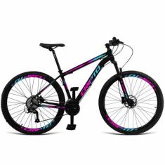 Bicicleta Aro 29 Cripto 24 Vel Freios Hidráulico e Suspensão, 17", Pre