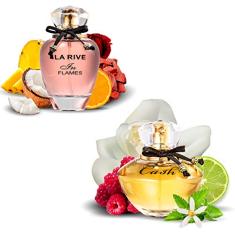 Kit 2 Perfumes La Rive Cash Woman 90Ml + In Flames Edp 90ml