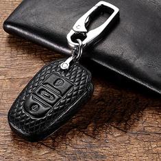 Capa para porta-chaves do carro Bolsa para chaves de couro inteligente, adequada para Peugeot 308 407 308S 408 2008 3008 4008 5008 306, porta-chaves do carro ABS inteligente para chaves do carro