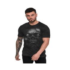 Camiseta Rock Caveira Black-Masculino