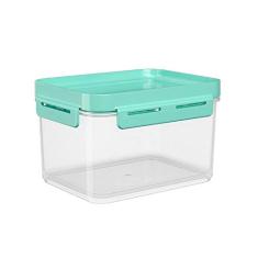 Pote Hermético Flap 1,5 L, 18,5 x 14,5 x 11 cm, Verde Elétrico, Coza