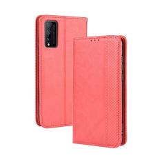 Capa para Huawei Honor Play 4T Pro, carteira de couro com suporte flip para Huawei Honor Play 4T Pro, capa magnética retrô para celular, capa carteira com compartimentos para cartões