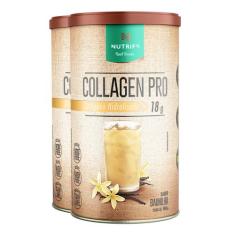 Kit 2 Collagen Pro Colágeno Hidrolisado Baunilha Nutrify 450g