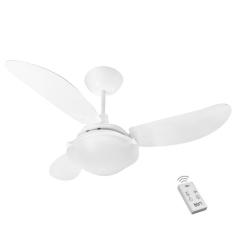 Ventilador Veneza 3 Pás 110v Branco E Controle
