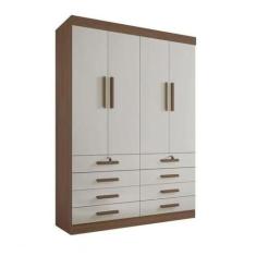 Guarda Roupas Mônaco Plus 4Pts 100% MDF DDoro Móveis - D Doro Móveis