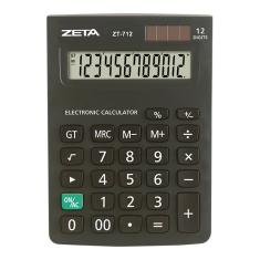 Calculadora De Mesa Zeta Zt712 12 Digitos Preto