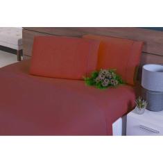 Lençol Queen 3 Peças C/Elástico Percal 100% Algodão 200 Fios