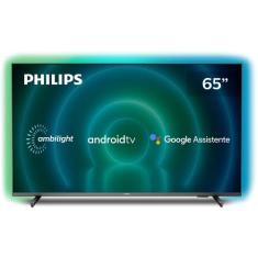 PHILIPS Android TV Ambilight 65" 4K 65PUG7906/78, Google Assistant Built-in, Comando de Voz, Dolby Vision/Atmos, VRR/ALLM, Bluetooth 5.0