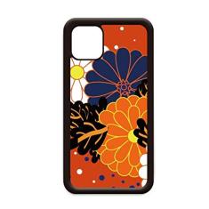Capa de decoração colorida com plantas de flores crisântemo para iPhone 11 Pro Max para Apple Mobile Case Shell