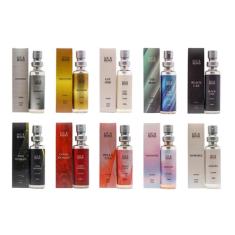 Kit 10 Perfumes Luc & Ross 5 Femininos E 5 Masculinos 15 Ml - Luc & Ro