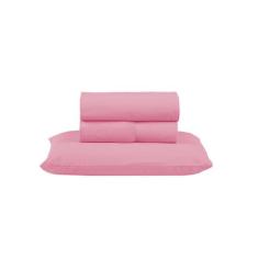 Jogo Lençol de Cama Solteiro 03 peças PREMIUM Percal 300 Fios 100% Alg