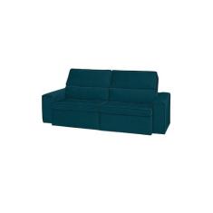 Sofá Retrátil e Reclinável 3 Lugares Havana Azul Lux - Meu Estofado, C