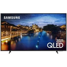 Smart TV Tela QLED 55" Samsung 55q60a 4K Conversor Digital  Wi-Fi integrado 2 USB 3 HDMI