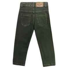 Calça Look Jeans Skinny Collor - Verde - 04