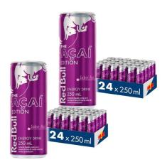 Energético Red Bull Energy Drink, Açaí, 250 Ml ( 48 Latas )