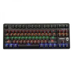 Teclado Mecânico Gamer Sate K5 Switch Blue RGB USB-Unissex