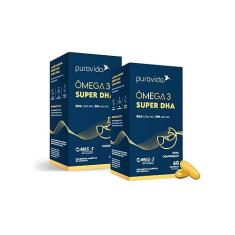 Ômega 3 Super DHA KIT 2 X 60cps PURA VIDA