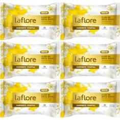 6UN Sabonete Vegetal La Flore Flor Erva Doce 150g Davene (6)