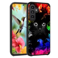 ZXHSBROK Capa para Samsung Galaxy S24+/S24 Plus, capa protetora resistente à prova de choque com camada dupla híbrida e silicone macio à prova de choque para Samsung Galaxy S24 Plus (6,7 polegadas,