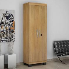 Armário Multiuso 2 Portas com Chave Asteca Valdemóveis Cinamomo