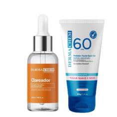 Kit Skin Care Para Todos os Tipos de Peles Protetor Solar Facial +Séru