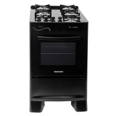 Fogão Suggar Neo Glass 5 Bocas Com Acendimento Automático Preto