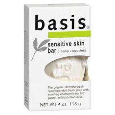 Sabonete Basis Sensitive Skin Bar Cleanns Plus Smoothes 4 oz da Aquaph