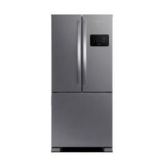 REFRIGERADOR BRASTEMP FROST FREE FRENCH DOOR 3 PORTAS 554L EM AÇO INOX 127V BRO85AKANA