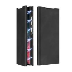 CQJZCFCC Capa carteira para Samsung Galaxy S24/S24 Plus/S24 Ultra, capa flip magnética de couro PU com compartimentos para cartões, suporte à prova de choque, capa interna de policarbonato, preta, S24