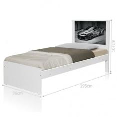Cama Solteiro Carro Sport
