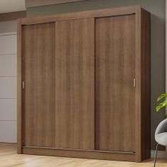 Guarda-roupa Casal 3P De Correr Rustic Nobre Madesa Rustic