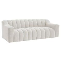Sofá 2 Lugares Luxo Recepção Escritorio Sala Elegance 150cm Bouclé - D