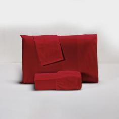 Lençol 400 Fios Percal Com Fronhas Liso Toque 100% Suave - DECORALAR, 