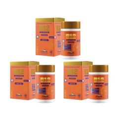 Kit 3 Vitamina B12 + Vit C 60 Comp Sabor Tangerina. Fortlife