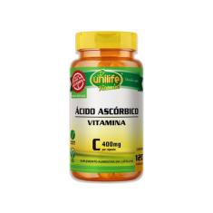 Vitamina C Ácido Ascórbico Unilife 120 Capsulas Veganas