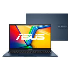 Notebook ASUS Vivobook 15, Intel® CoreT i5-1235U, 8GB, 512GB SSD, Tela de 15,6&quot;, Quiet Blue - X1504ZA-NJ987W