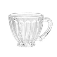 Xícara de Chá de Cristal Imperial 200 ml Lyor, Transparente, 1 unidade