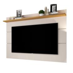 Painel Para Tv Vivare 1.8 Off White Com Nature - Germai Móveis