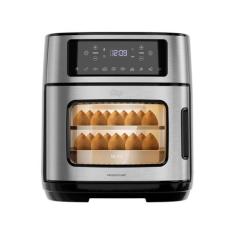 Fritadeira Elétrica Wap Air Fryer Oven Digital 12l 110v, Inox e Preto,