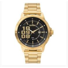Relógio Masculino Condor Co2115kxt/4D Luxo Dourado