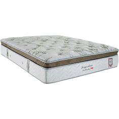Colchão Casal Molas Ensacadas Visco   MasterPocket Imperatore Eco Bamboo Euro Pillow (138x188x34) - Herval