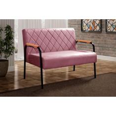 Namoradeira Cadeira Decorativa Sala, Recepção, Escritório Ludmilla - B