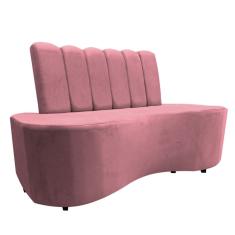 Sofa Curvo Feijão Organico Lisboa Rosa