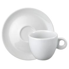 Xícara de Chá Sofia com Pires de Porcelana 200 ml Schmidt